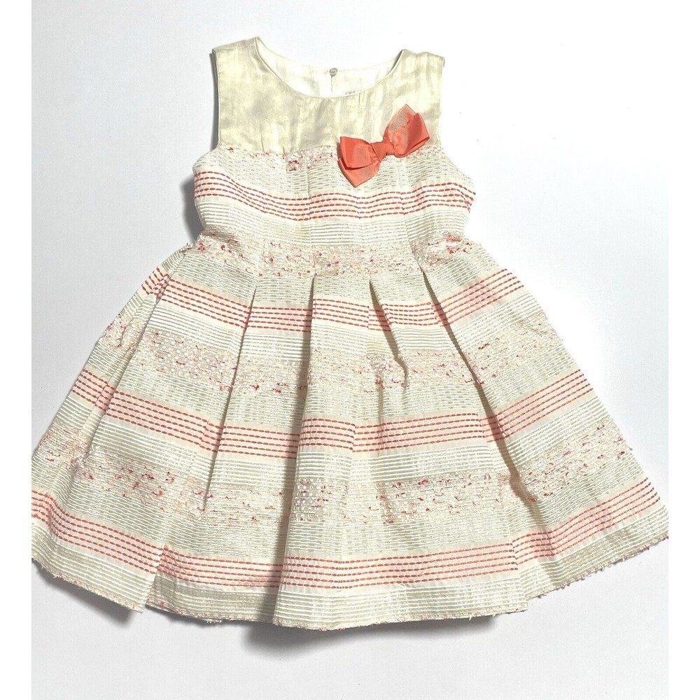 Abel and Lula Girl's Pink & Ivory Party Dress size 116 cm size 6 Flower‎ Girl